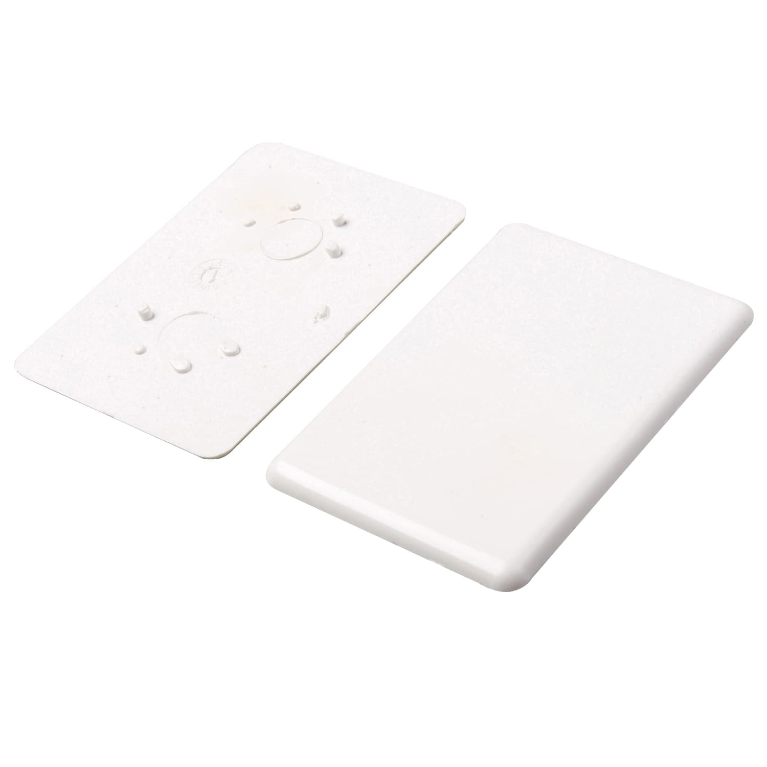 Brilliant White Square  50mm End Cap (9mm or 16mm boards | Kestrel)