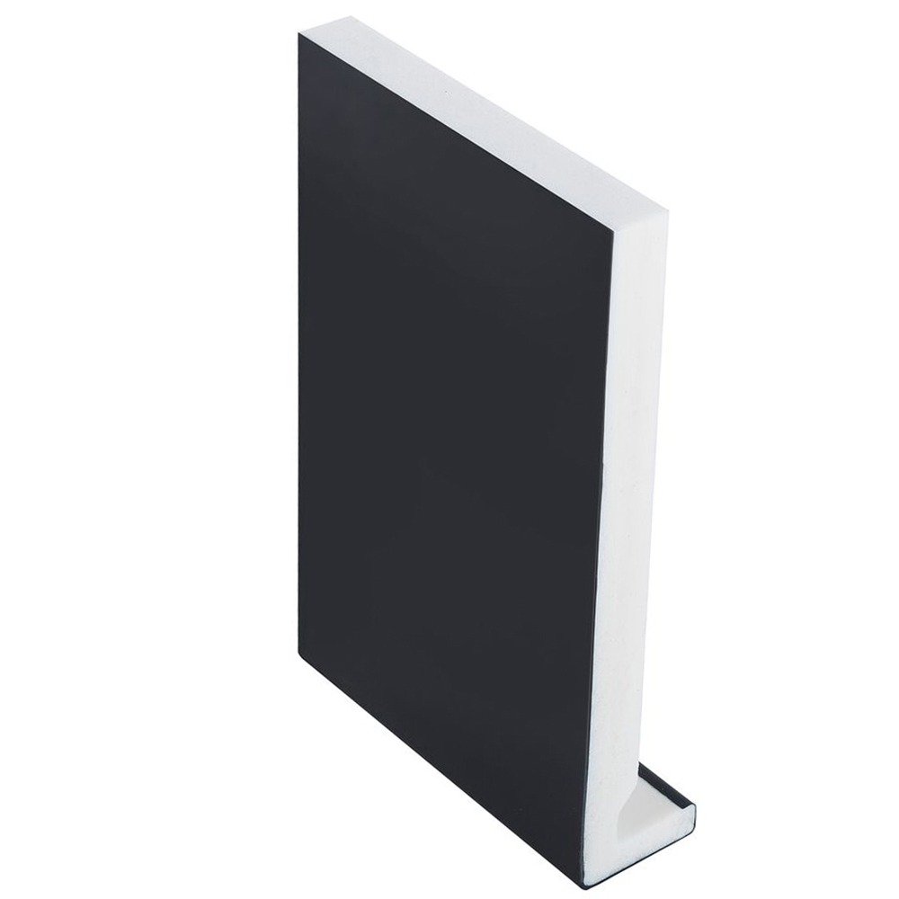 Black Square 16mm x 200mm Square Fascia Board (5m)