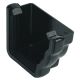 Black 120mm Ogee Right Hand External Stopend (Kayflow)