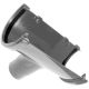 Grey 170mm Super Deep Gutter to 110mm Round Downpipe Running Outlet (Kayflow)