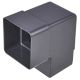 Anthracite Grey 65mm Square 92.5 Degree Offset Bend (Kayflow)