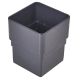 Anthracite Grey 65mm Square Downpipe Socket (Kayflow)