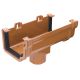 Caramel 120mm Ogee Gutter to 68mm Round or 65mm Square Downpipe Running Outlet (Kayflow)