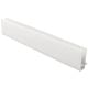 White two part top edge trim for Kavex external cladding (5m | Kestrel)