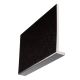 Black Ash Square 9mm x 310mm Reveal Liner Fascia Capping Board (5m | Kestrel)