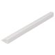 White 8mm - 10mm Bathroom Panel End Cap (2.6m | Pack of: 1 | Zest Wall Panels)