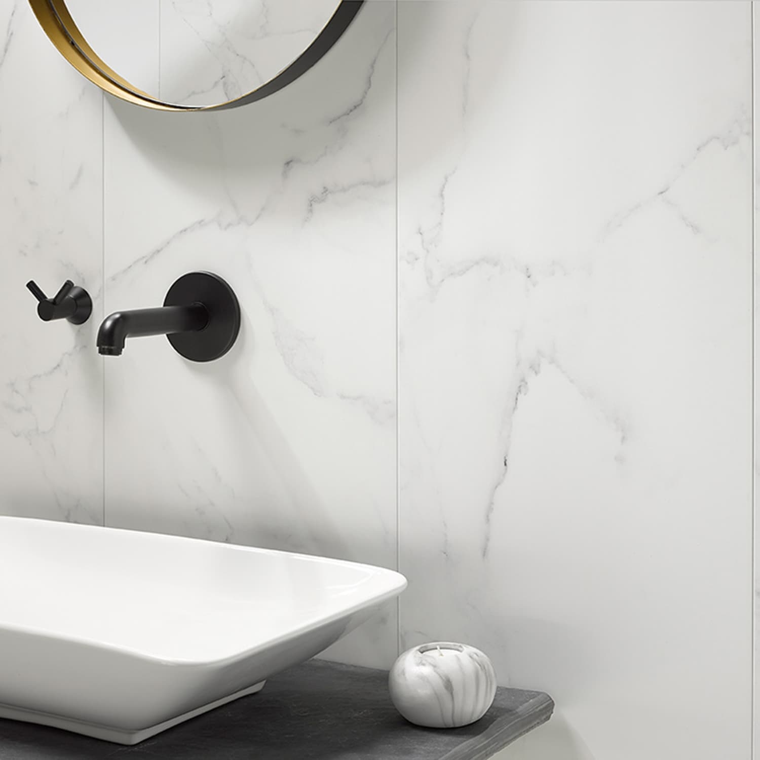 Roma 8mm Bathroom Panels (375mm x 8mm x 2.6m | Pack of: 3 | Marbrex)