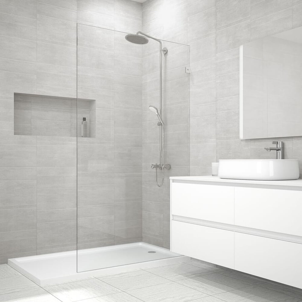 Moonstone Standard Tile 8mm Bathroom Panels (375mm x 2.6m | Zest Wall Panels)