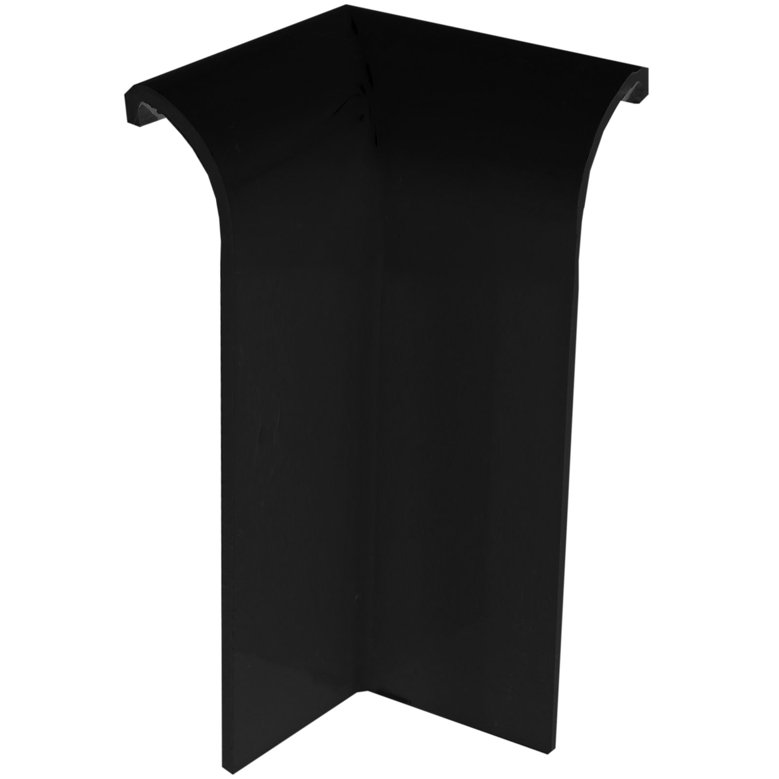 SureEdge Black Drip/Gutter Trim Internal Corner (Black | 100mm | SureEdge)