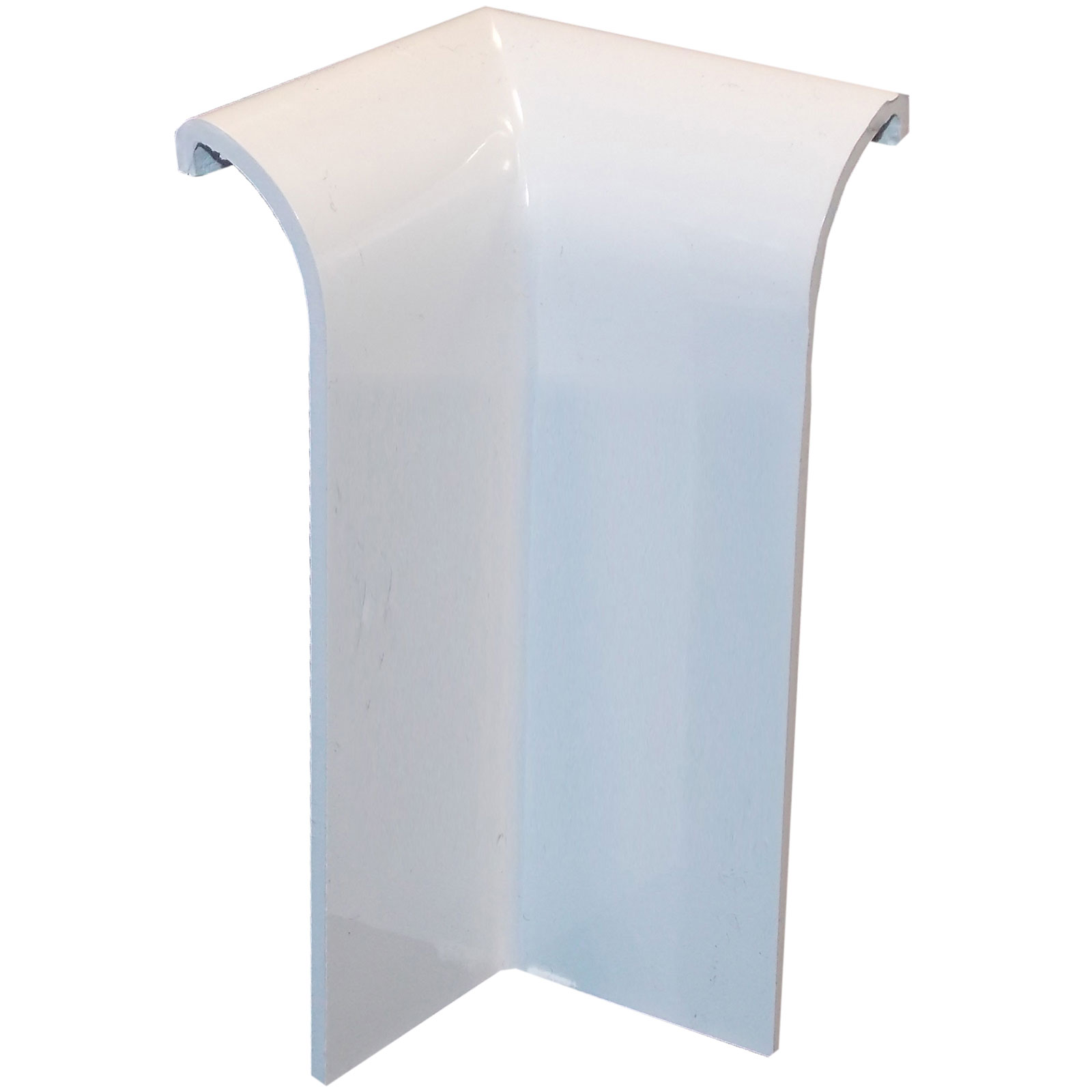 SureEdge White Drip/Gutter Trim Internal Corner (White | 100mm | SureEdge)