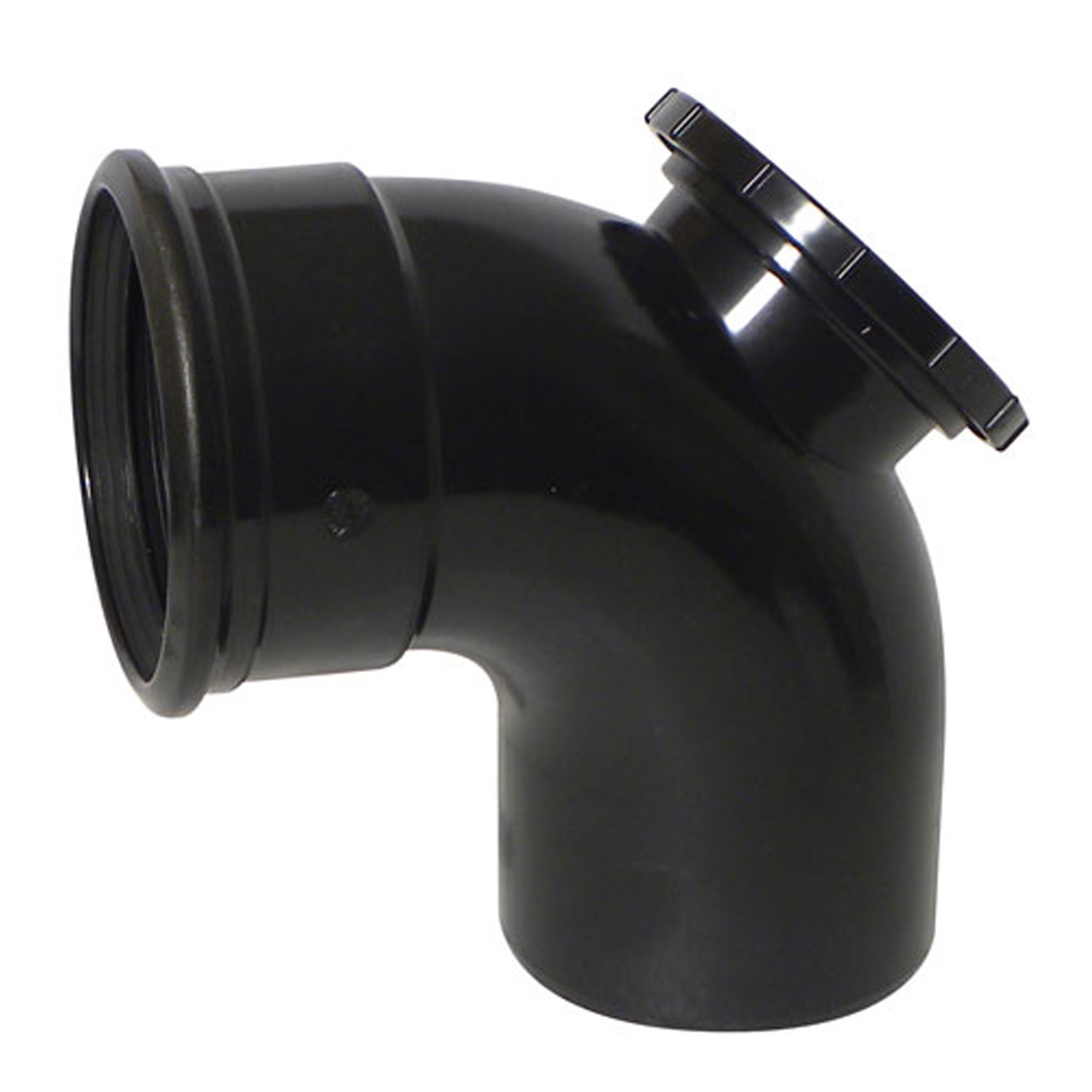 Single Socket Short Access Soil Bend (Black | KayFlow)