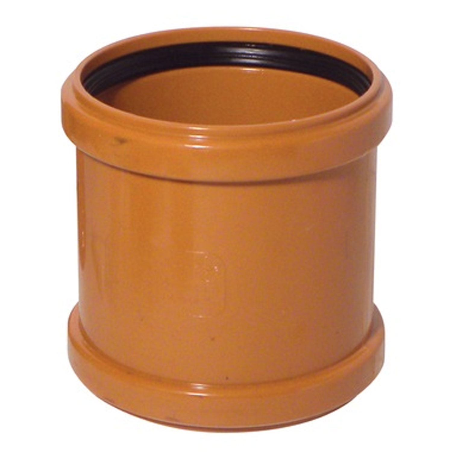 Terracotta 110mm Underground Double Socket Slip Coupling (Kayflow)