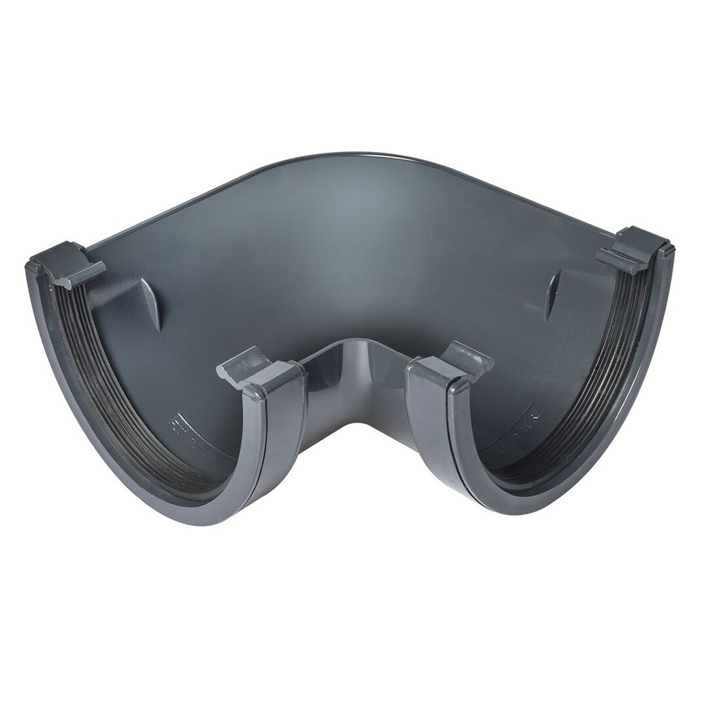 Anthracite Grey 114mm Deep 90 Degree Angle (Kayflow)