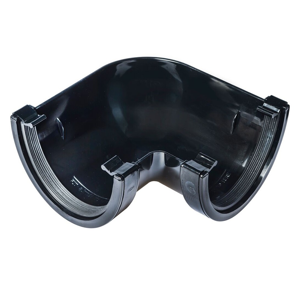 Black 114mm Deep 90 Degree Angle (Kayflow)