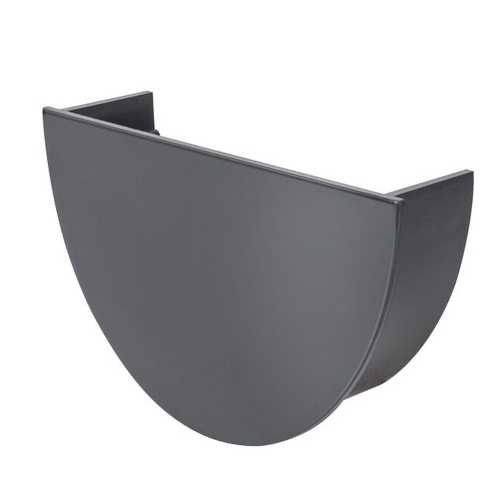 Anthracite Grey 114mm Deep Internal Stopend (Kayflow)