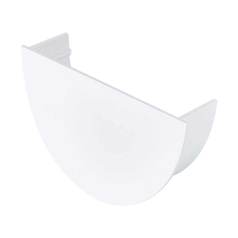 White 114mm Deep Internal Stopend