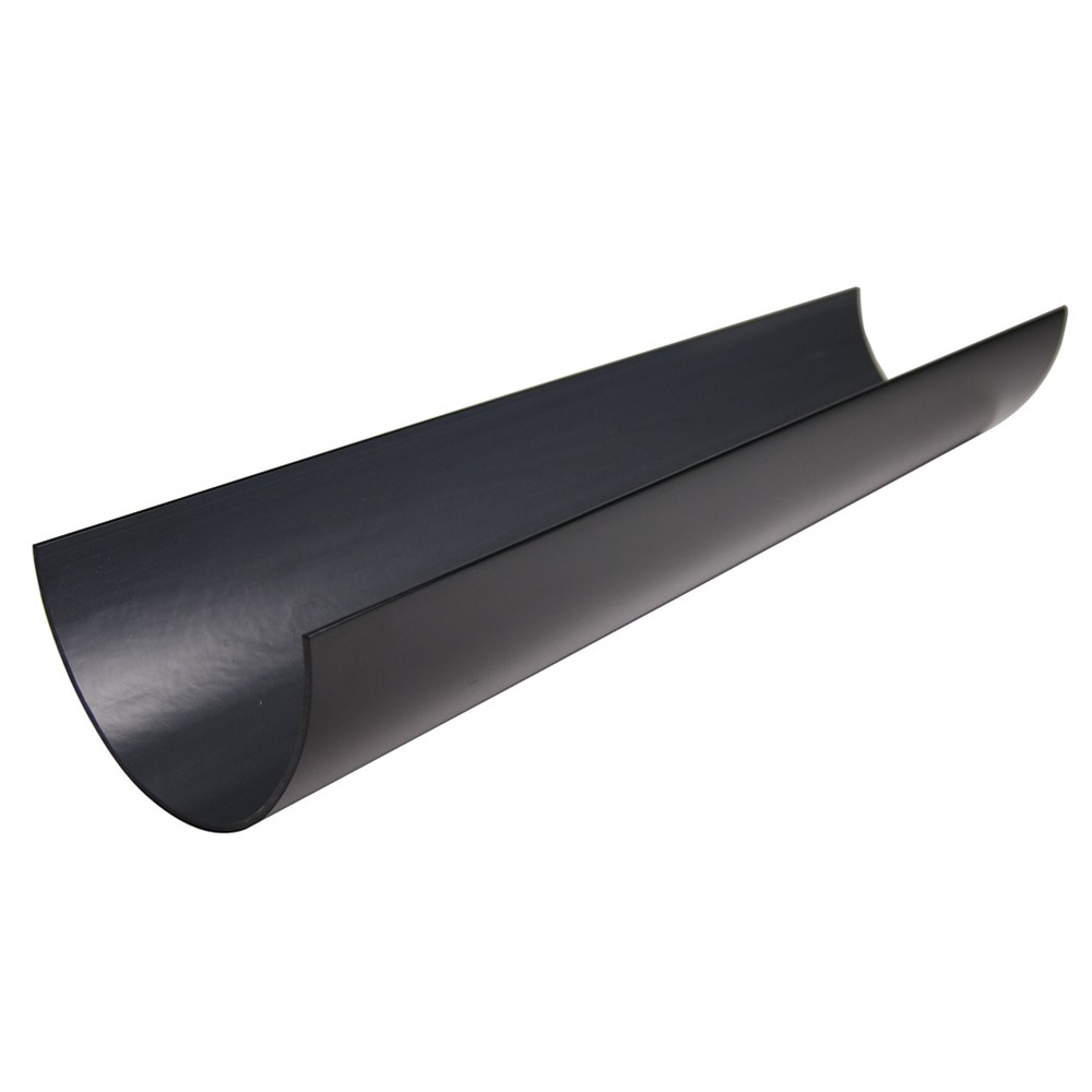 Black 114mm Deep Gutter (4m)