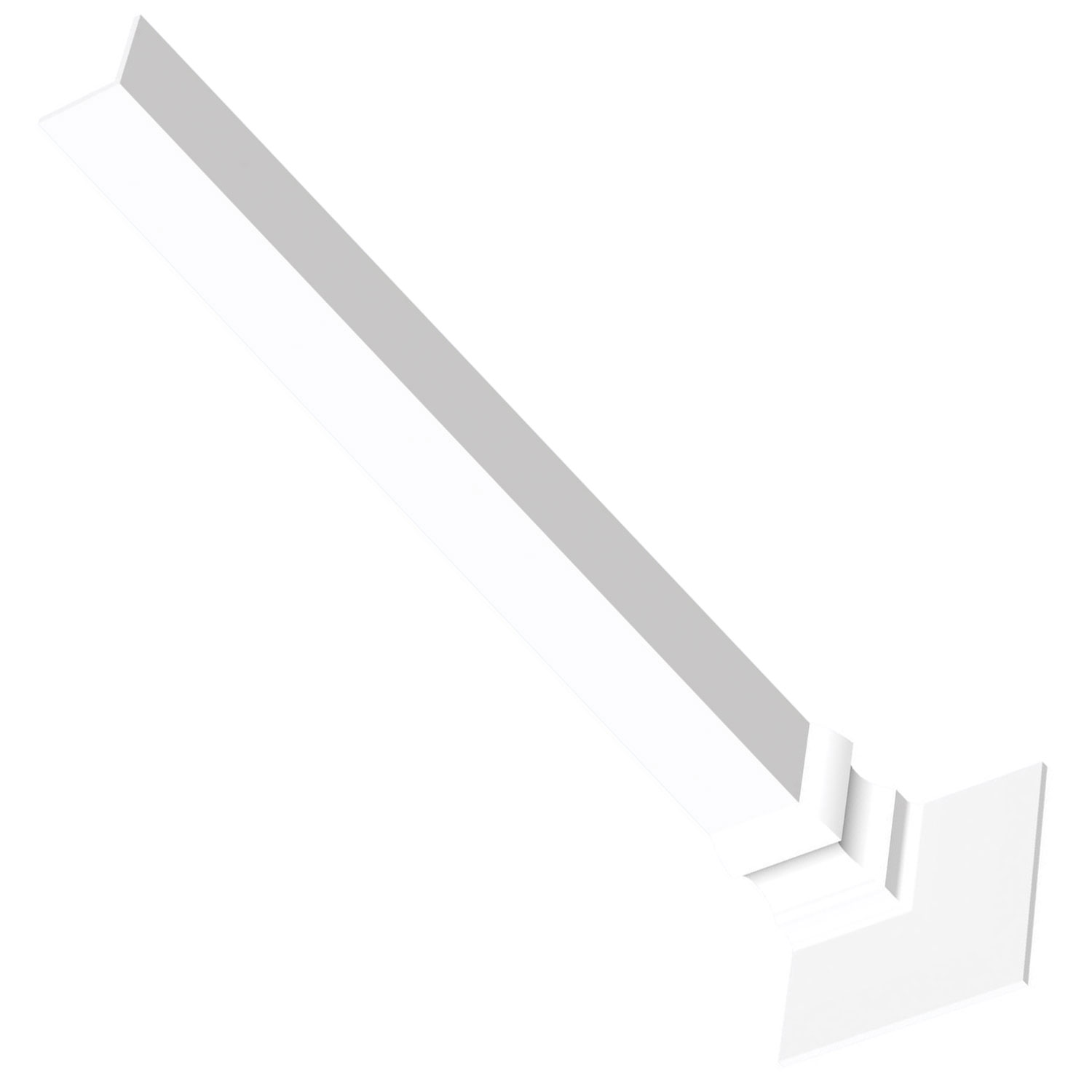 Brilliant White Ogee 90 degrees Internal Corner 300mm (8mm boards | Kestrel)