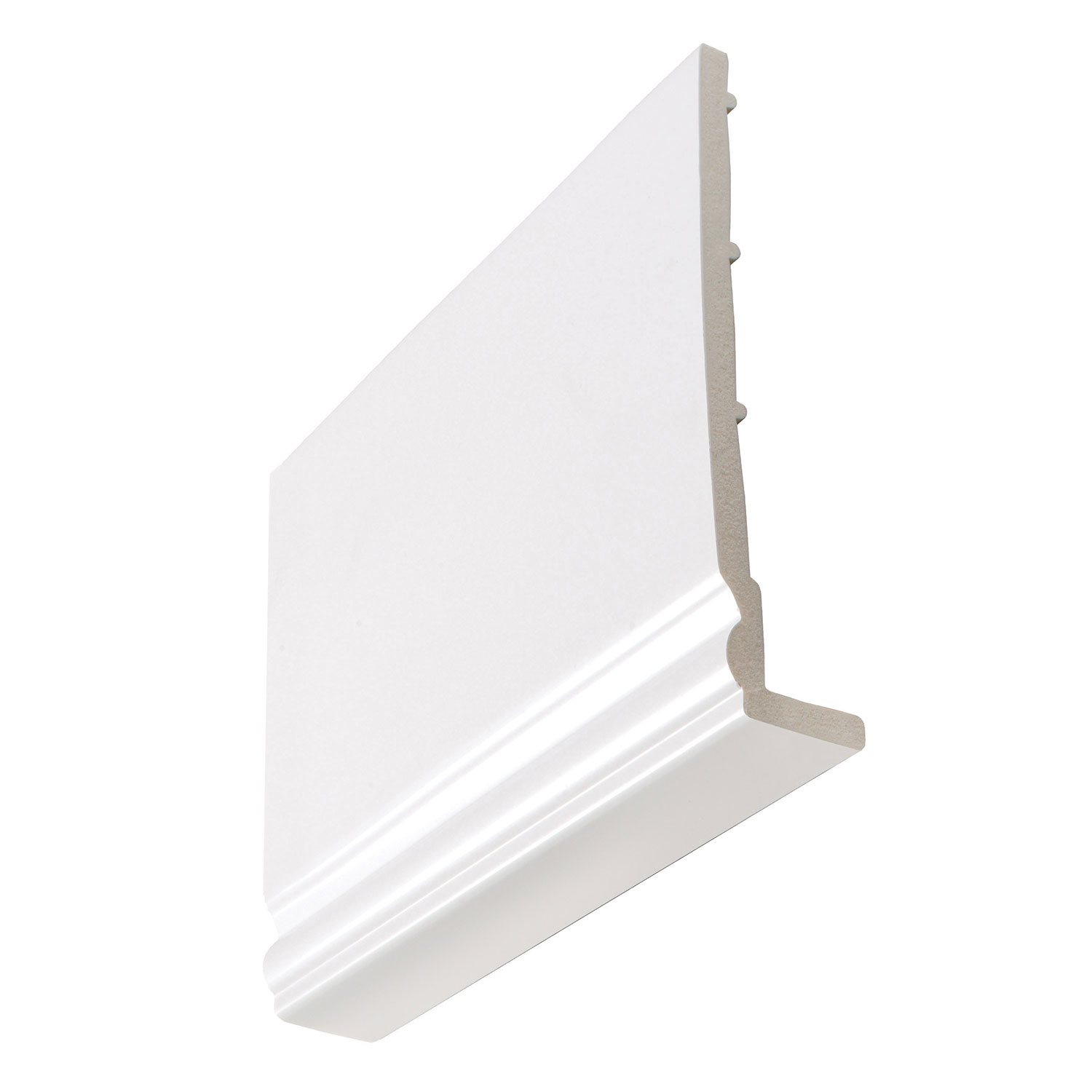 Brilliant White Ogee 8mm x 250mm Fascia Board (5m | Kestrel)