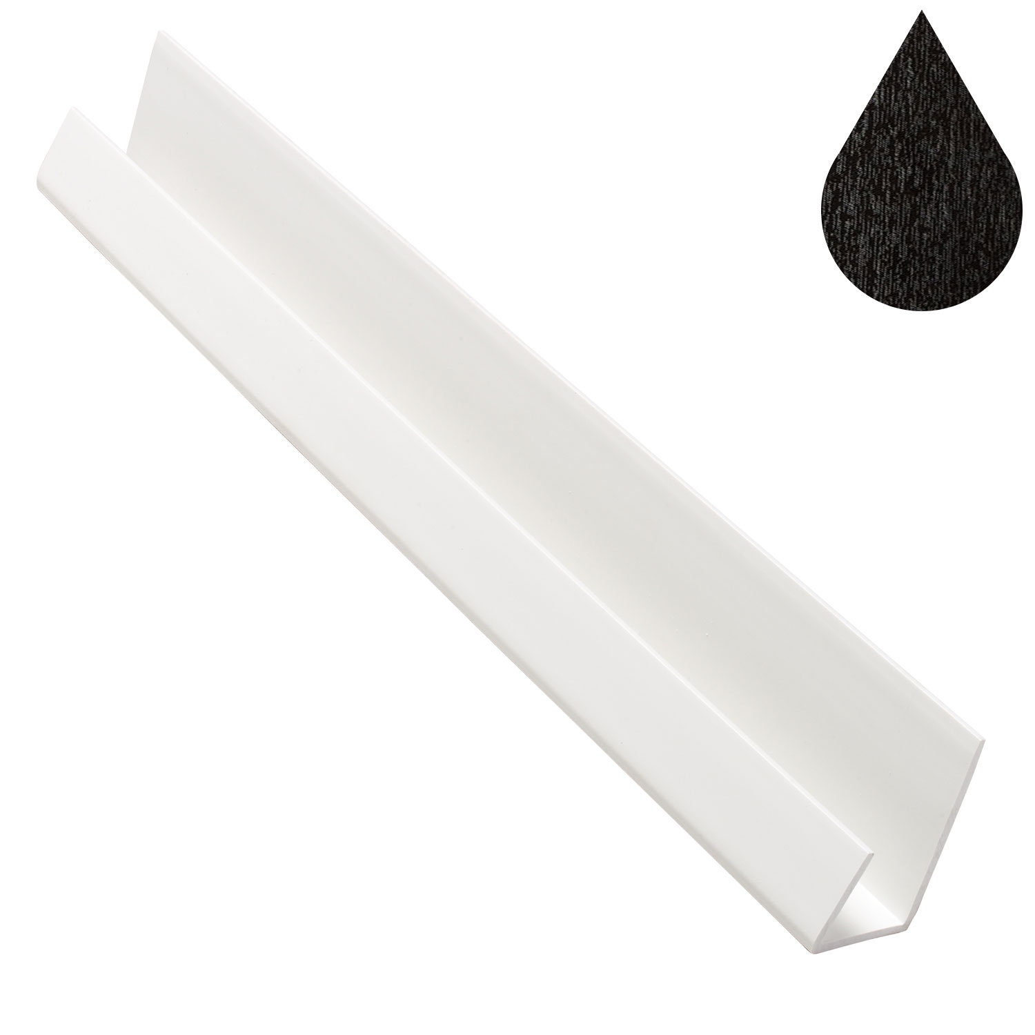 Black Ash Cladding Universal Trim (5m | Kestrel)
