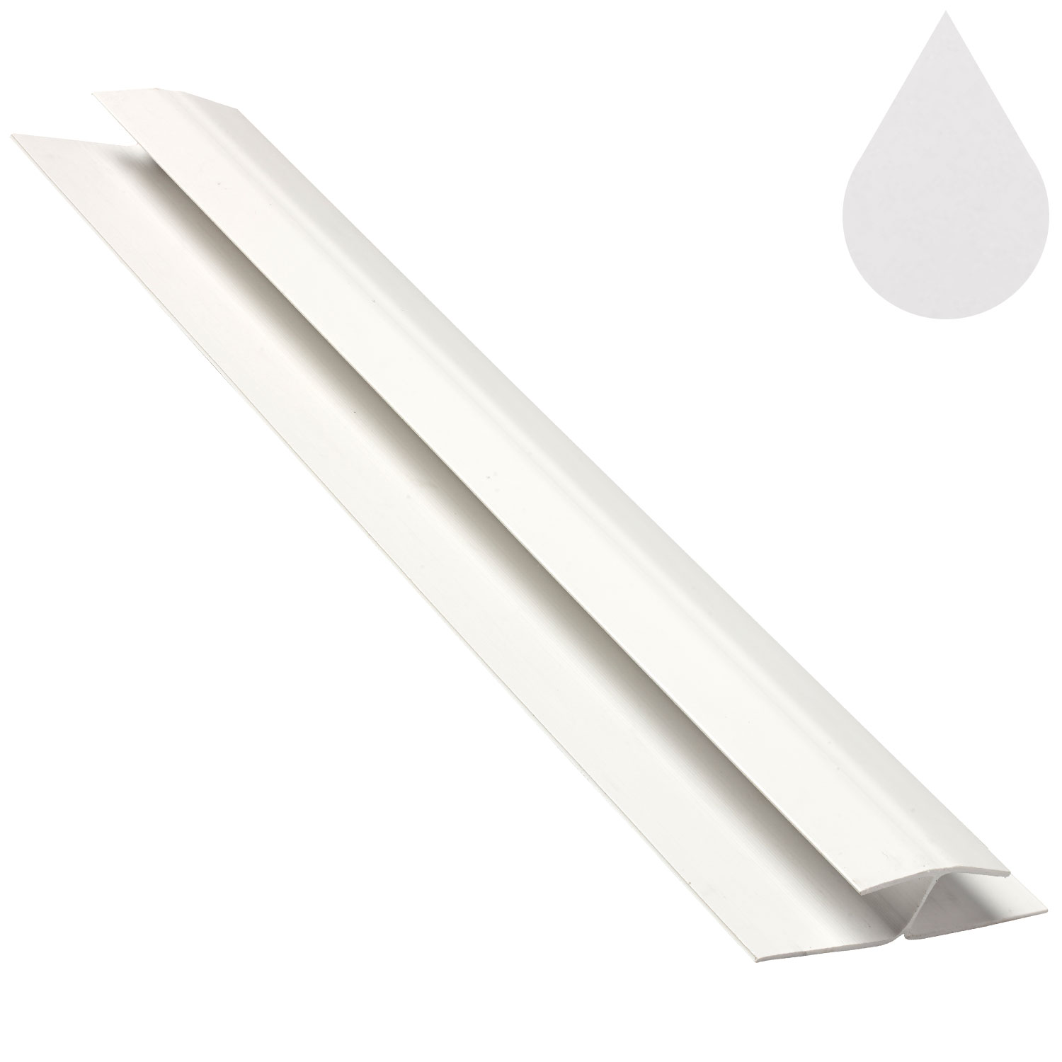 Brilliant White Flat Panel Joiner 5m (9mm boards | Kestrel)