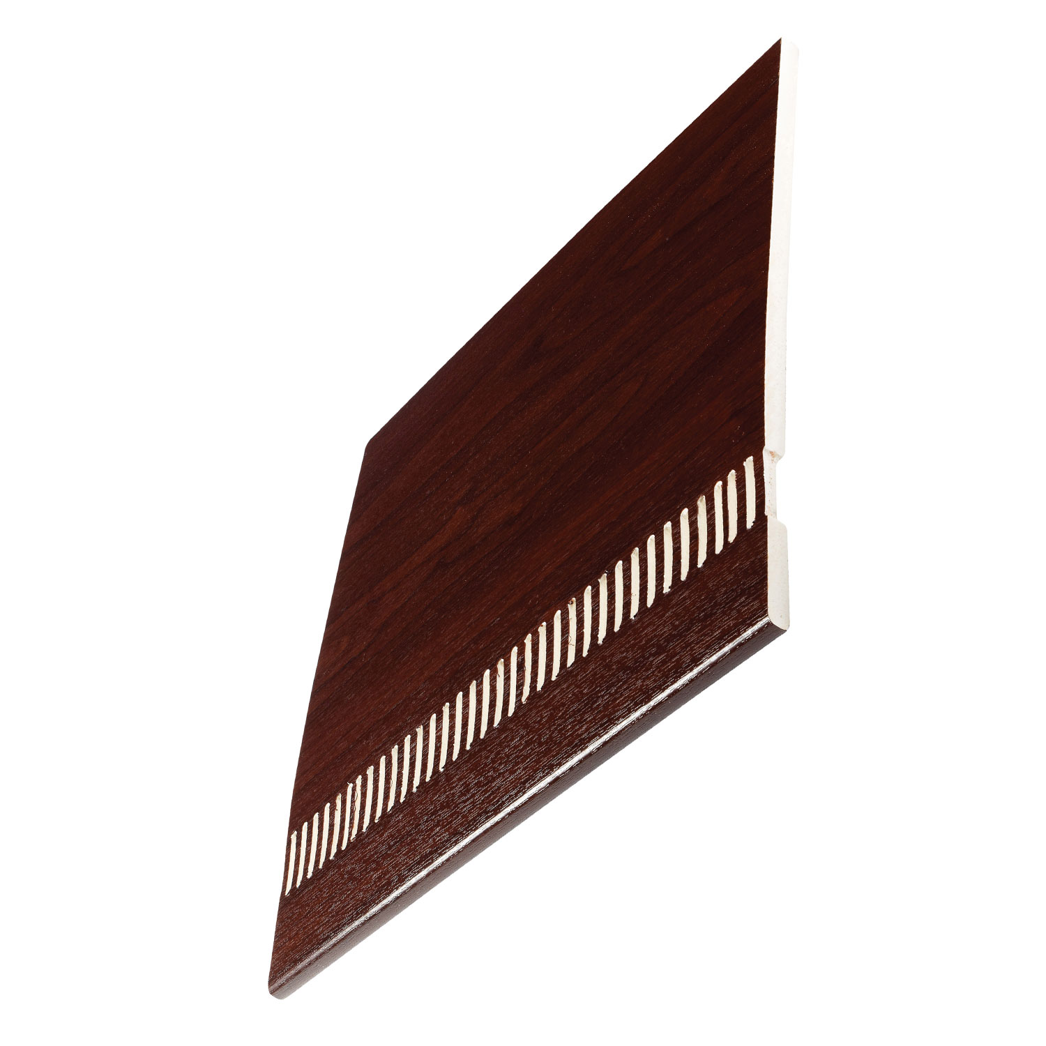 Rosewood 9mm x 150mm Vented Soffit Board (5m | Kestrel)