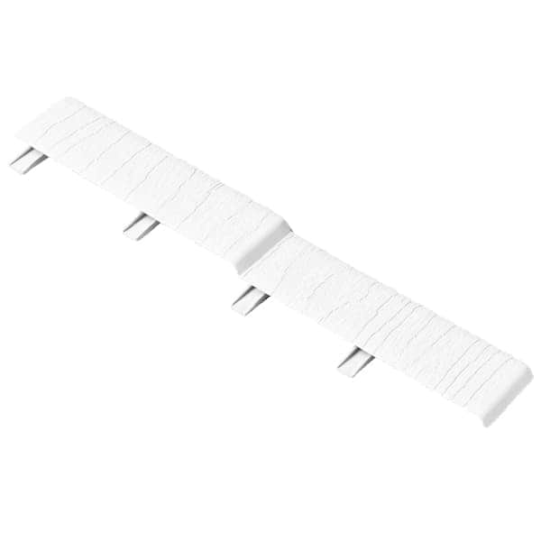 White 270mm textured cover joint for 270mm feather edged Kavex external cladding (Kestrel)