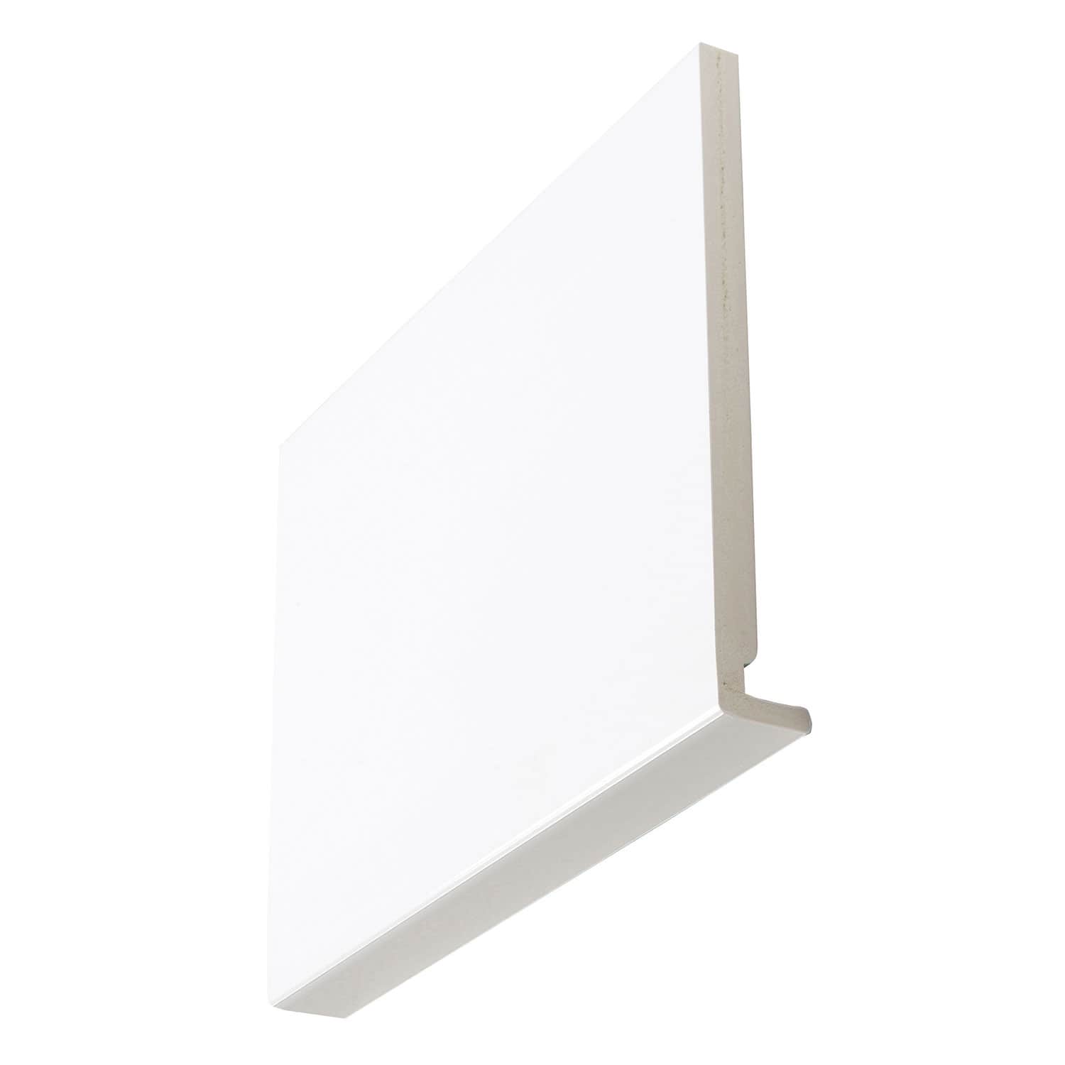 Brilliant White Square Chamfered 16mm x 175mm Full Replacement Fascia Board (5m | Kestrel)