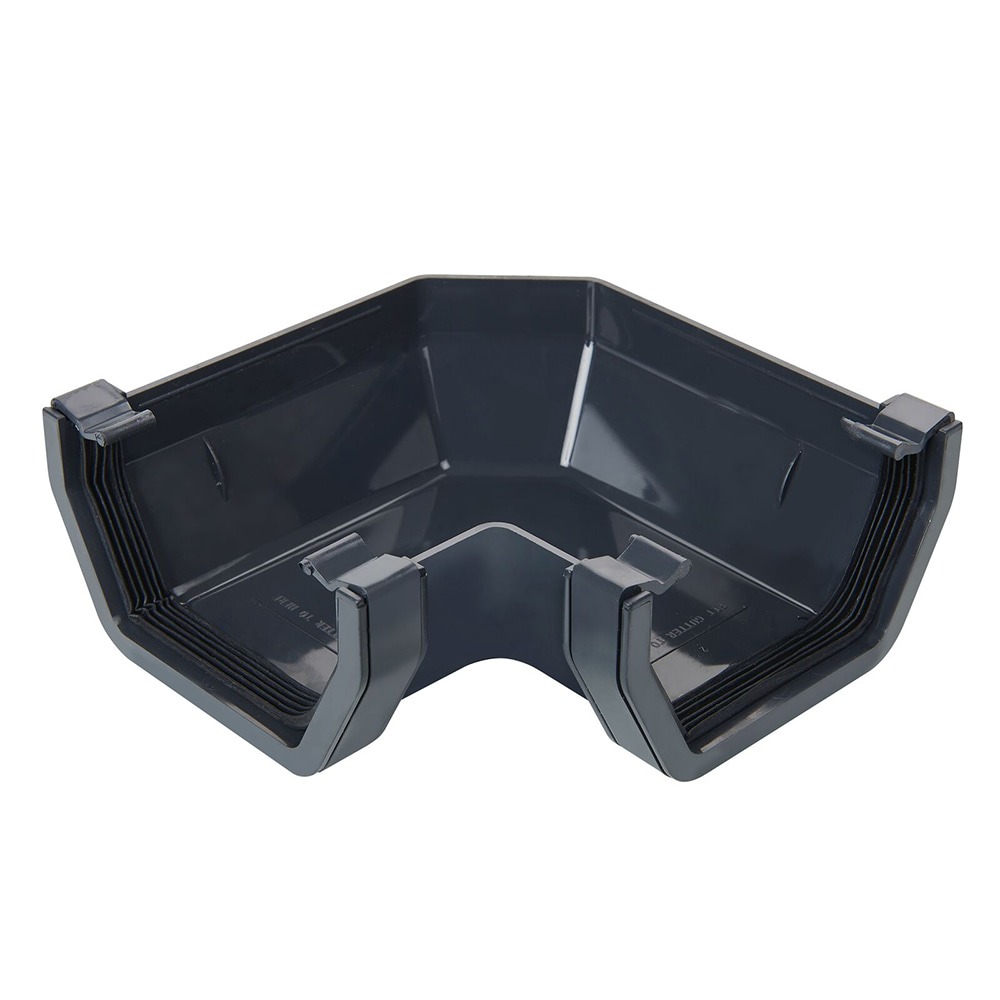 Anthracite Grey 117mm Square 90 Degree Angle (Kayflow)