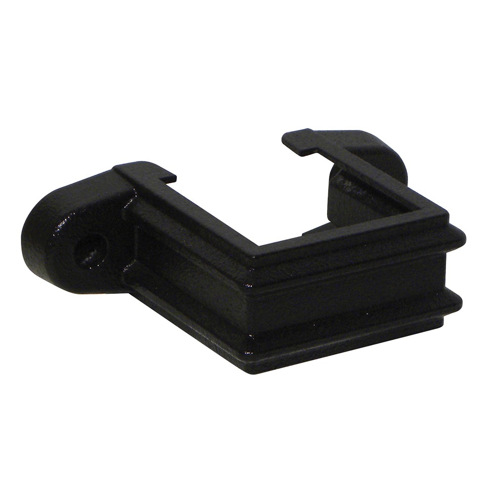 Cast Iron Effect 65mm Square Pipe Clip with Fixing Lugs (Kayflow)