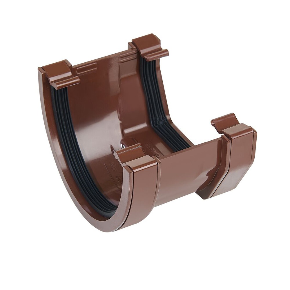 Brown 117mm Square to 114mm Deep Gutter Adapter (Kayflow)