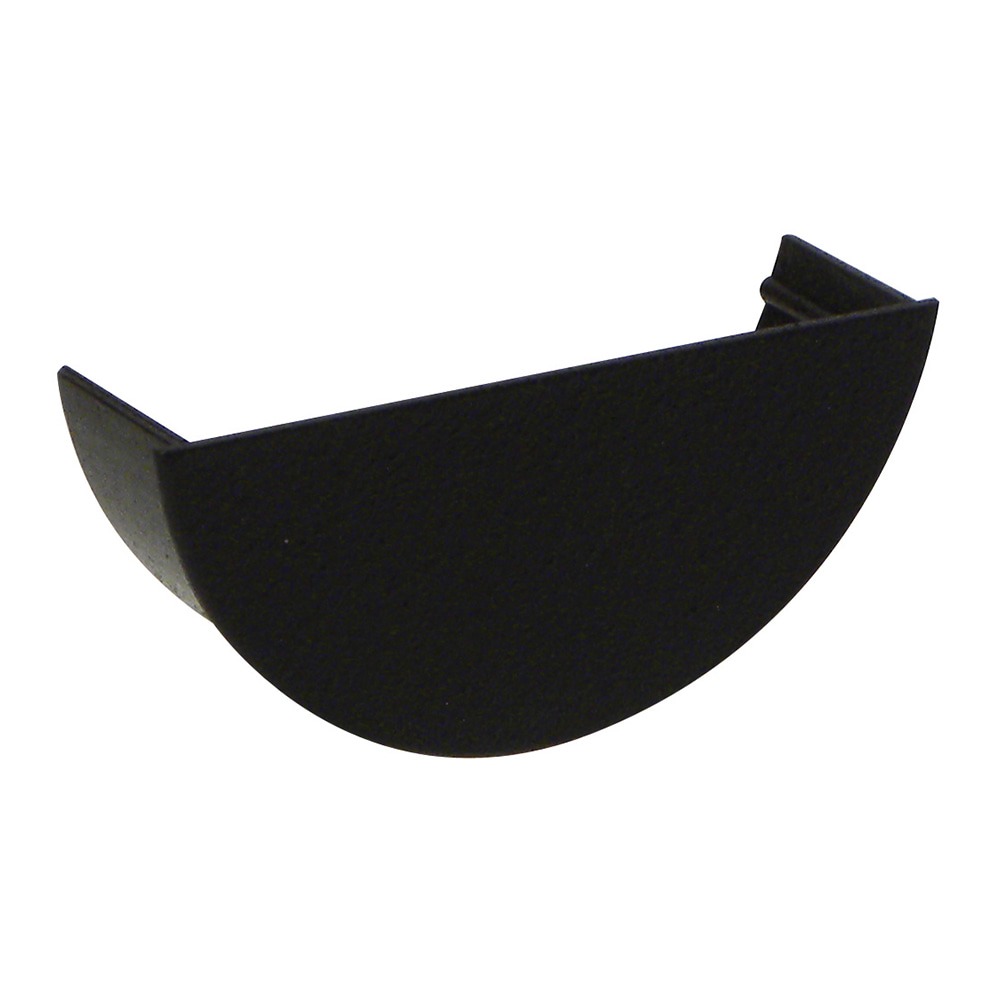 Cast Iron Effect 112mm Half Round Internal Stopend (Kayflow)