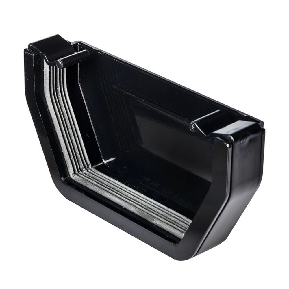 Black 117mm Square External Stopend (Kayflow)