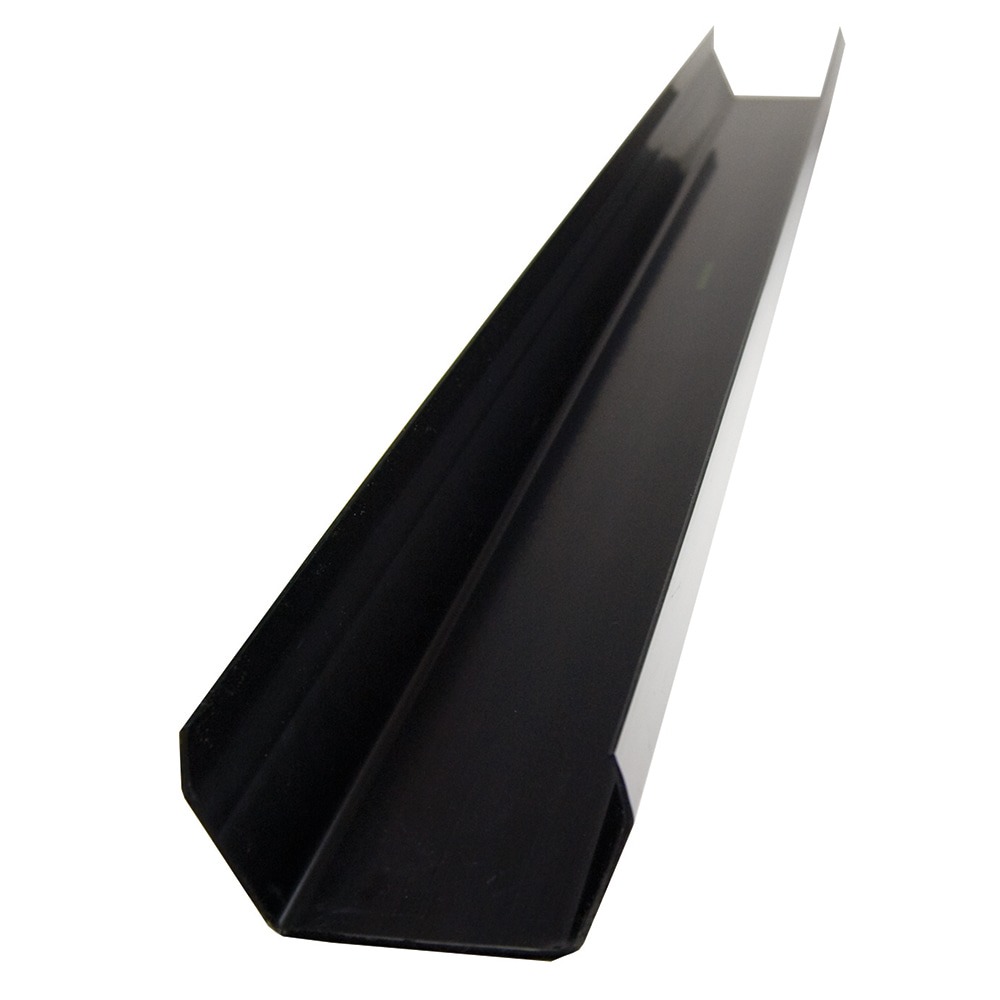 Black 117mm Square Gutter (4m)