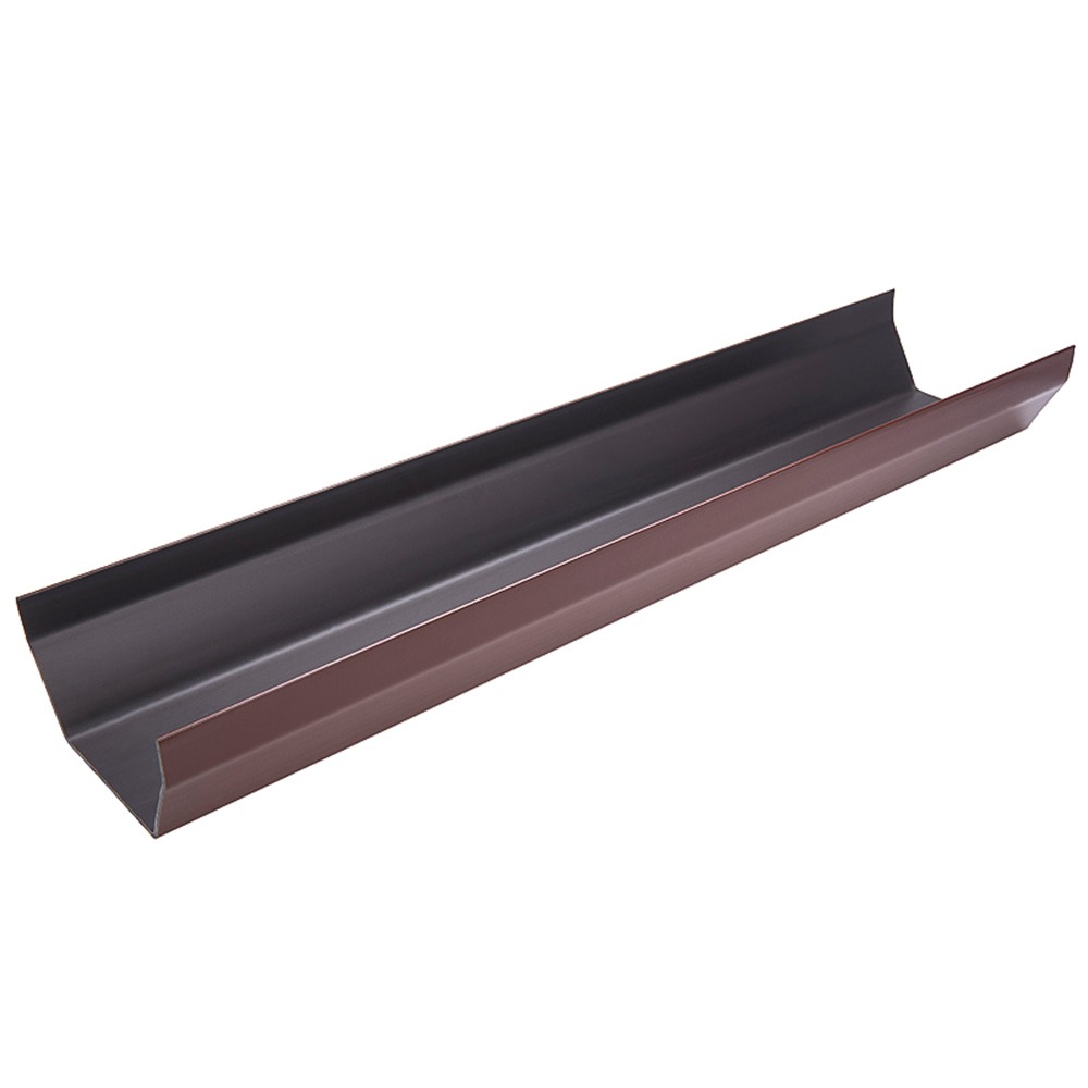 Brown 117mm Square Gutter (4m | Kayflow)