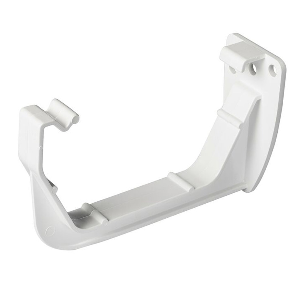 White 117mm Square Gutter Fascia Bracket (Kayflow)