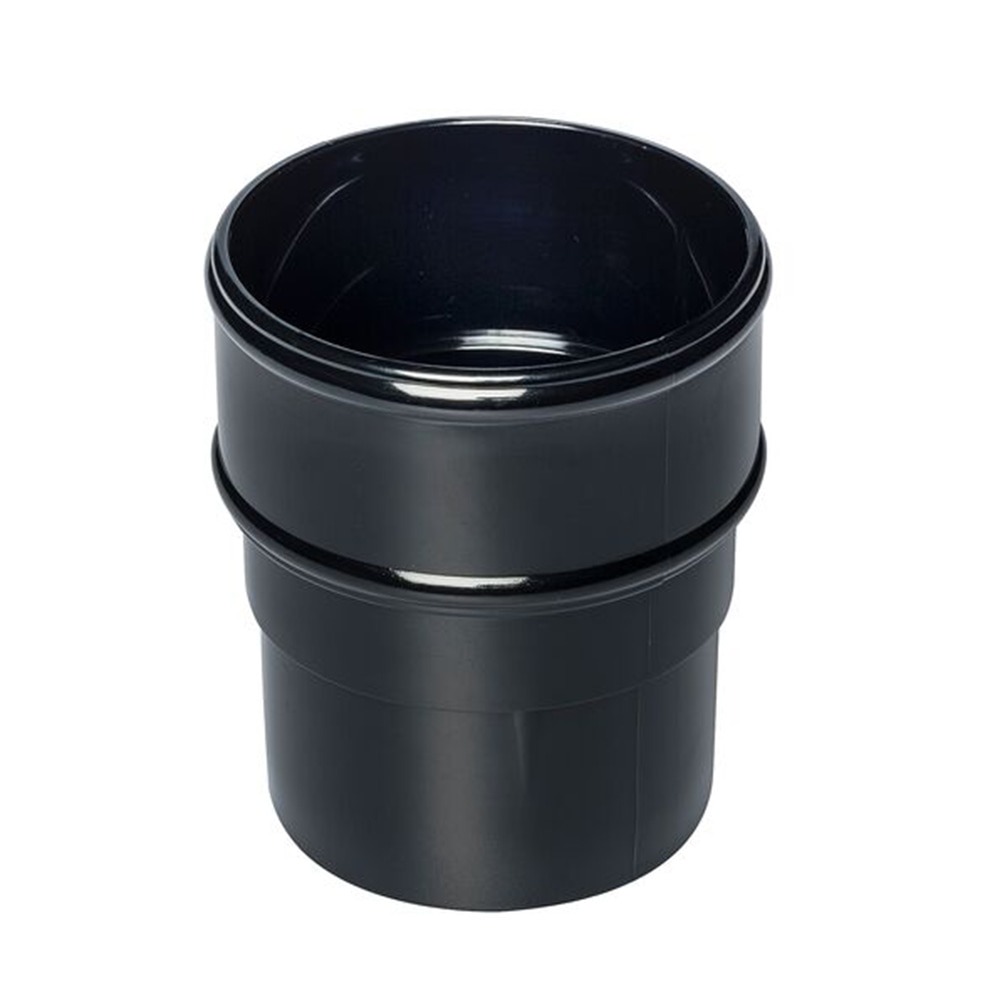 Black 68mm Round Downpipe Socket (Kayflow)