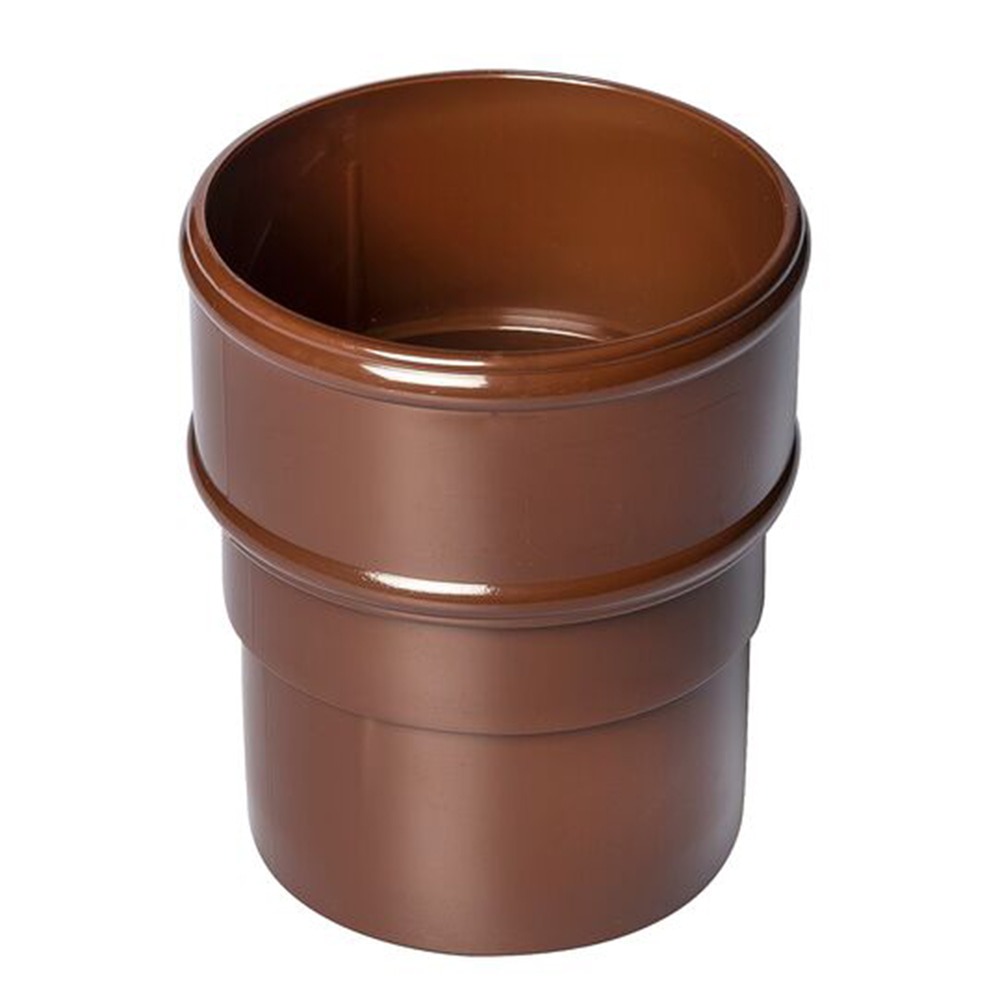 Brown 68mm Round Downpipe Socket (Kayflow)