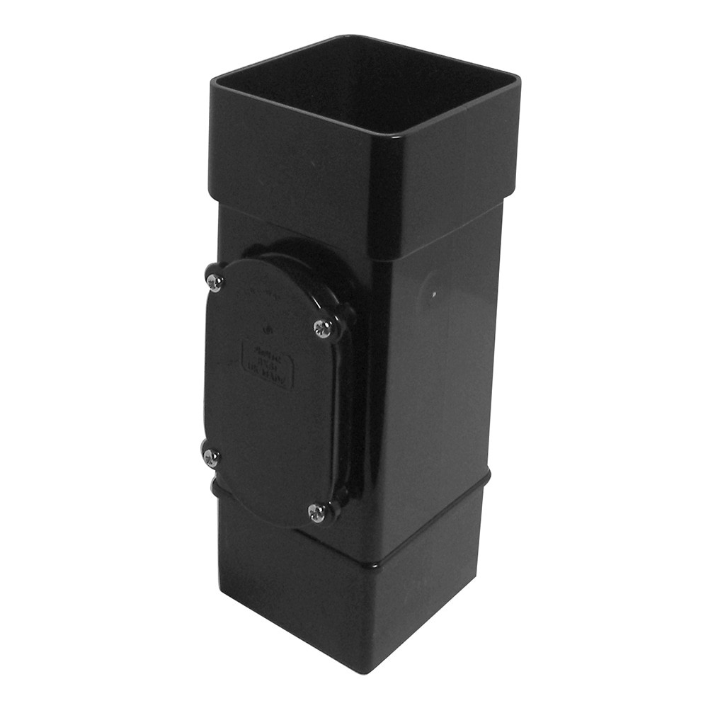 Black 65mm Square Access Pipe (Kayflow)