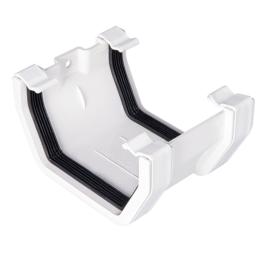 White 117mm Square Union Bracket (Kayflow)