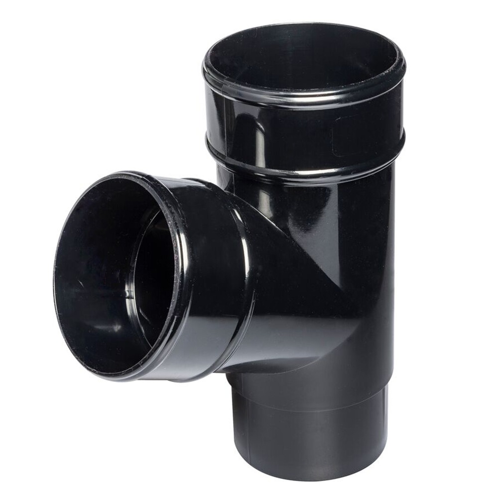 Black 68mm Round 112.5 Degree Branch