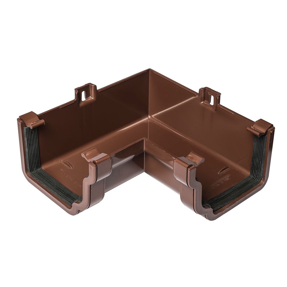 Brown 120mm Ogee 90 Degree Internal Angle (Kayflow)