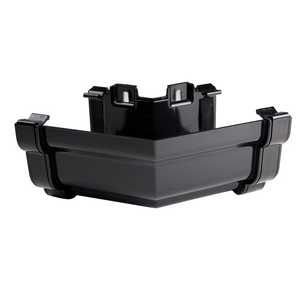 Black 120mm Ogee 150 Degree External Angle (Kayflow)