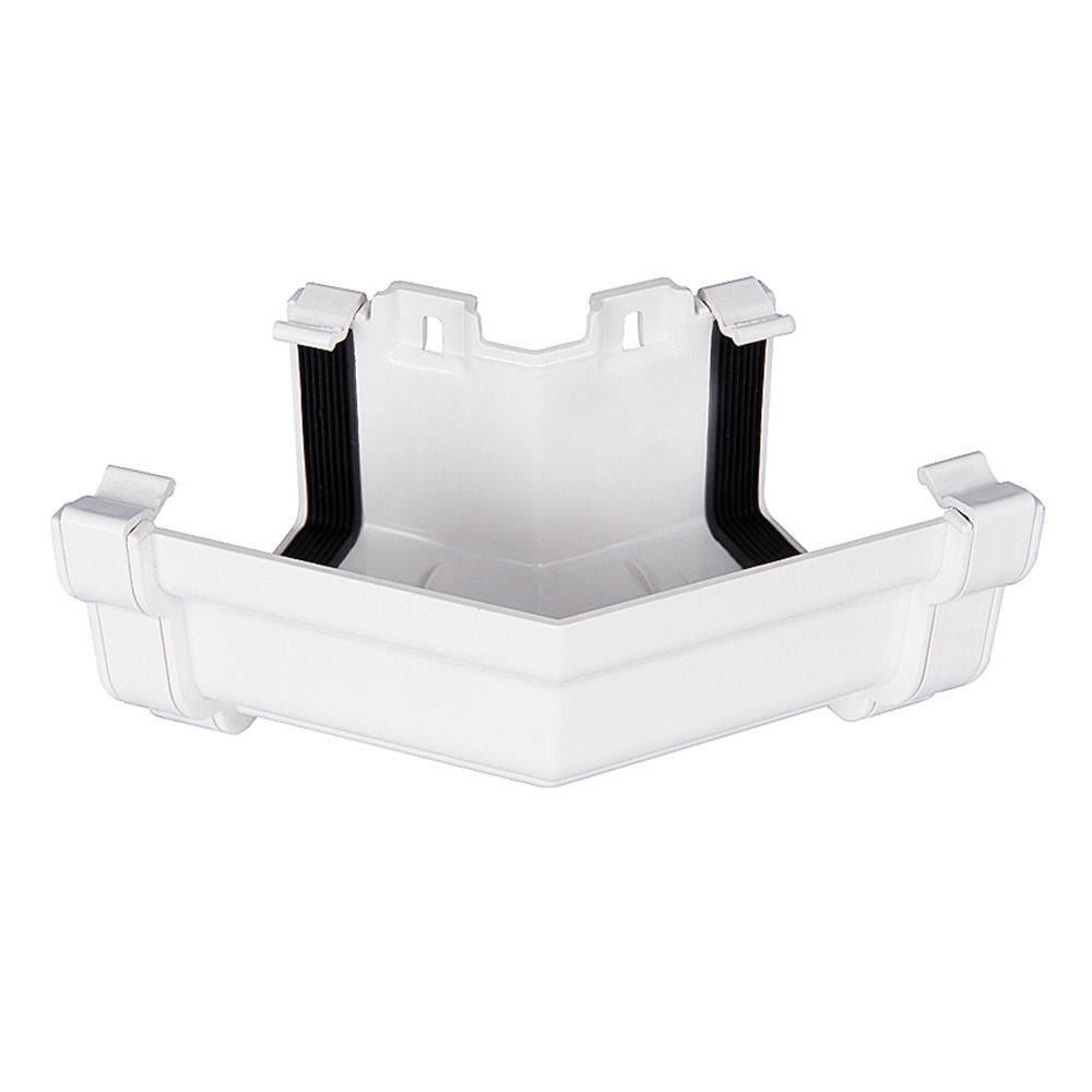 White 120mm Ogee 150 Degree External Angle (Kayflow)