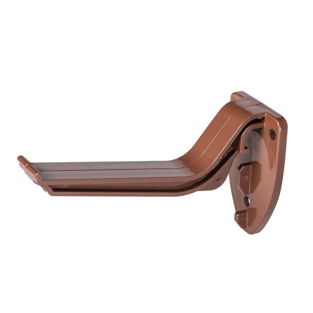 Brown 120mm Ogee Top Hung Gutter Fascia Bracket (Kayflow)