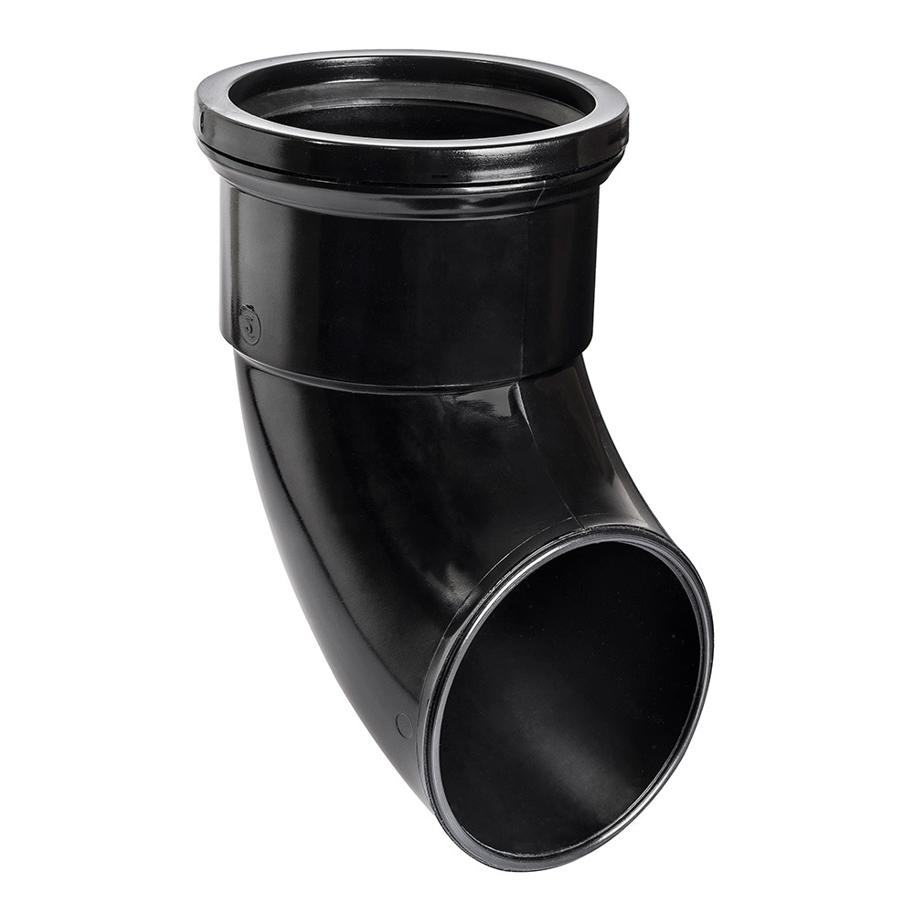 Black 110mm Pipe Shoe (Kayflow)