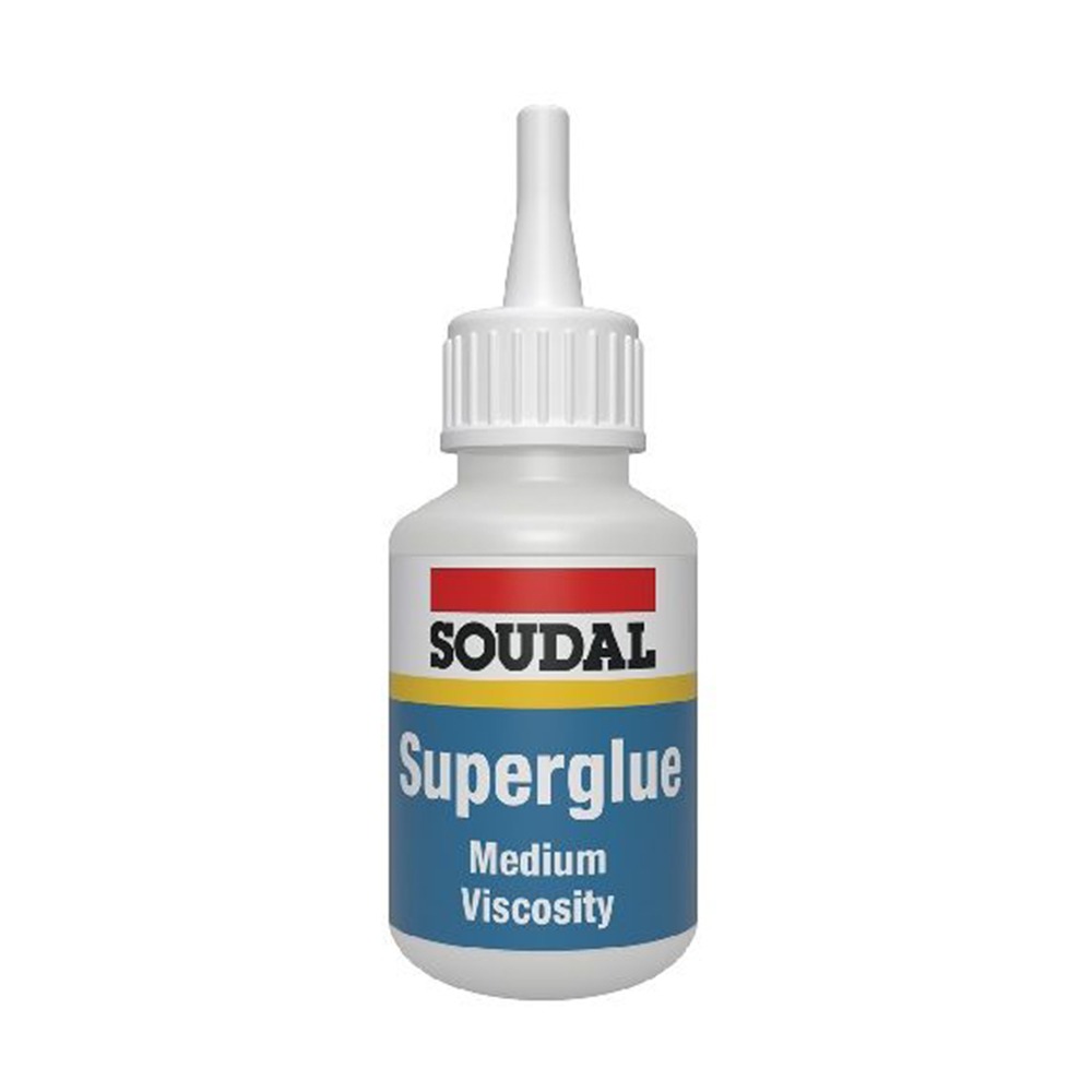 Soudal Medium Viscosity Superglue 20g