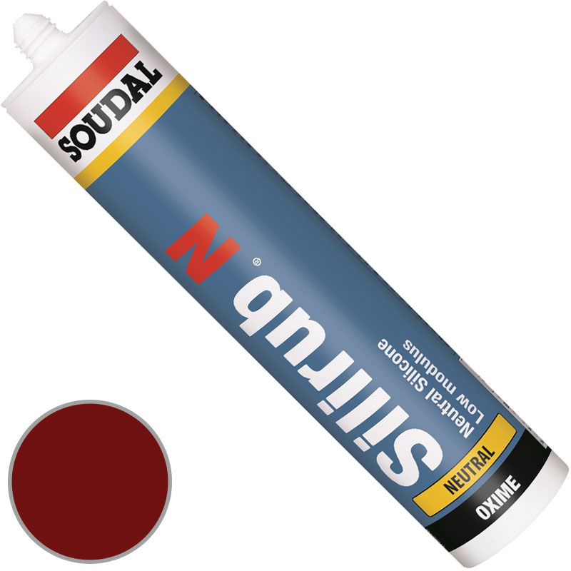 Teak Silirub N Low Modulus Neutral Cure Silicone Sealant (300ml | 1 per pack | Soudal)