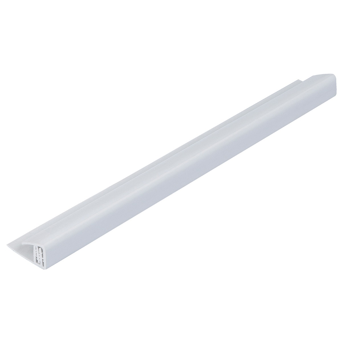 Grey 5mm - 8mm Bathroom Panel 2 Part End Cap (2.6m | Pack of: 1 | Marbrex)
