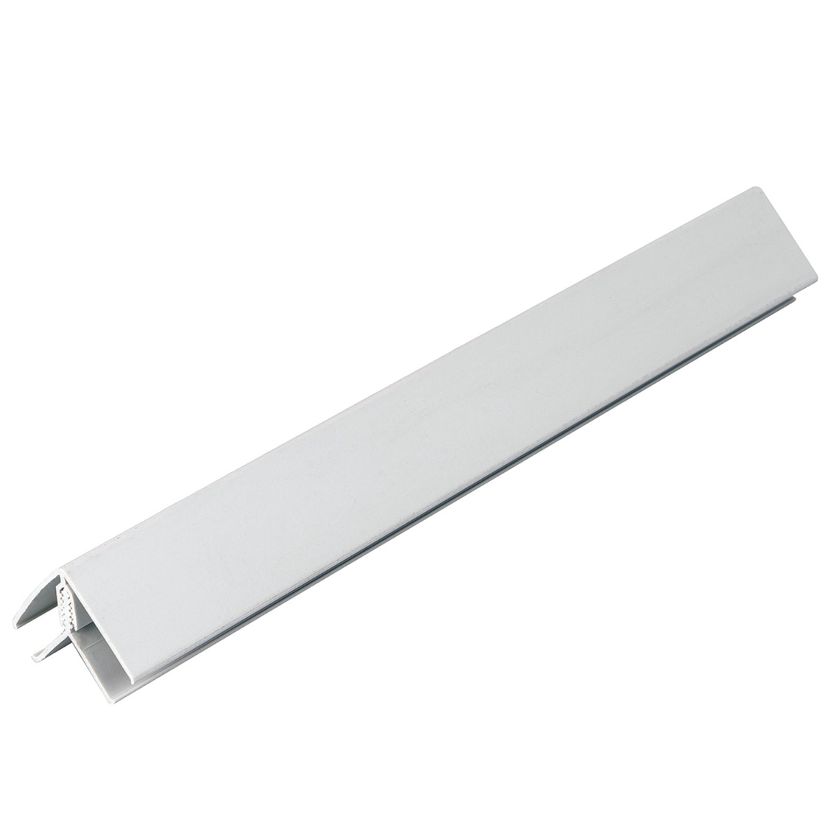Grey 5mm - 8mm Bathroom Panel 2 Part Universal Corner (2.6m | Pack of: 1 | Marbrex)